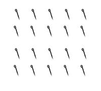20Pcs Maggots Corn Hair Carps Feeder Metal Baits Spikes Fishing Tackle Hook Baits Stings Boilies Pin Spikes Carps Hook