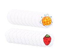 20pcs Magic Foam Texture Paper, 3D Foam Texture Painting Magic Puffy Paint DIY Canvas Fluffy Cellulose Sponge Art Paper Fun Creative Art Supplies for Craft Project (Flower & Round Shapes)