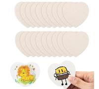 20Pcs Magic Foam Texture Paper,Foam Texture Painting Kit,Magic 3D Foam Texture Painting Paper,Magic Puffy Paint Kit,Texture Paper,Magic Paper,Arts and Crafts Supplies(Heart Shape 60 * 60mm)