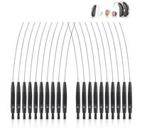 20Pcs Magnet Hearing Aid Cleaning Brush, Earpiece Earmold Vent Cleaner Earwax Cleaner Tool Sets Hearing Aid Cleaning Wire for Sound Tubes
