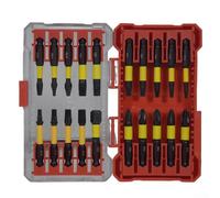 20pcs Magnetic Screwdriver Bits Set with 1/4 Inch Hex Shank for Torx, for Phillips, Slotted and Square Head, Compatible with Drivers and Heavy Duty