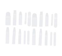 20Pcs Makeup Brush Tool Covers Cosmetic Brush Storage Organizer for Travel Convenient Makeup Pouch for Brushes Pens and Nail Art Tools