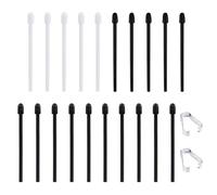 20pcs Marker Pen Tips Replacement for Boox, 2 Materials Stylus Pen Nibs Replacement with 2pcs Tweezers Compatible With Boox Pen Plus Pen2 Pro Max Lumi2 Note Air2 Note 5 Nova Air C