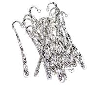 20pcs Metal Bookmark-Vintage Carved Hook Book Mark with Loop-for Book Lovers Men Women DIY Jewellery Making