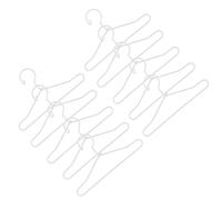 20Pcs Metal Doll Clothes Hangers Miniature Doll Clothes Support Rack for for Organizing and Displaying Outfits in Boy Girl Rooms