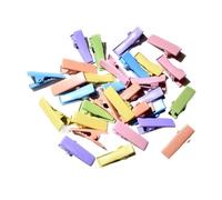 20Pcs Metal Mix Crocodile Hairpin Hair Clips Barrette Setting Base For DIY Jewelry Making Accessories(20x6mm)