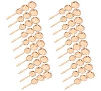 20pcs Metal round Tray Hair Clip Making Bases for DIY Crafts
