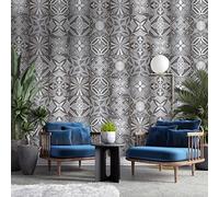 20PCS Metallic Kitchen Bathroom Tile Stickers, for 8x8inch/20x20cm, Peel and Stick Self-Adhesive Stick on Tile Transfer Backsplash, Silver Gray