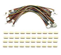 20Pcs Micro JST GH 6Pin 1.25mm Male to Male Connector,GH1.25 Terminal Connector Wire Cable 15cm 28AWG