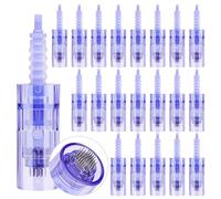 20PCS Micro Needles Cartridges for Ultima A6, 36PIN Replacement Microneedling Cartridges For Electric Stamp Derma Pen Auto derma pen microneedle System, Bayonet Type(20PCS, 36PIN Needles)