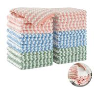 20PCS Microfiber Cleaning Cloths, Super Absorbent Microfibre Cleaning Cloth for Kitchen, Car, Windows and Household Surfaces, Fast Drying Multipurpose Cleaning Towels (30 x 30 cm) , Streak Free Polish
