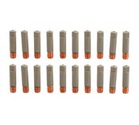 20PCS MIG Welding Tips with Non-Stick Coating 0.8mm and 0.9mm Copper Contact Tips for M6x1.0 Torch Compatible with Lincoln Binzel