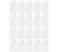 20Pcs Milk Bottle Lip Gloss Tubes, Plastic DIY Lipstick Containers | Mini Refillable Holders with Brush Heads, Detachable Design and Sealed Lids, for Home or Office Makeup