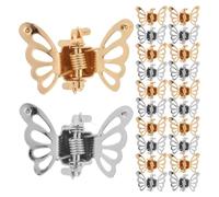 20pcs Mini Butterfly Hair Claw Clips for Side Bangs and Braids | Iron Metal Build, Playful Cute Style, Decorative Accent for Ponytails, Special Occasions, Party Hairstyles