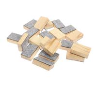 20pcs Mini Chalkboard Eraser for Classroom and Home Use Felt Wood | Lightweight Dust Reducing Cleaner, Training Institutions and School Supplies, Board Chalk Wiper, Compact Size