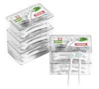 20Pcs Mini Disposable Tongue Brushes with Cleaning Paste Beads and Toothpick, Tongue Cleaners, Reduce Bad Breath, Tongue Scraper-Mint Flavor (Pack of 5)