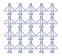 20PCS Mini Metal Airplane Paperclips Airplane Shape Paper Clips Bookmark File Clips Paperclips Bookmarks Planner Clips for Office School Stationery Supplies