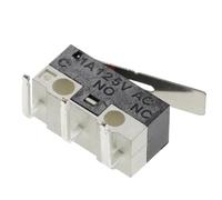 20PCS Mini Micro Limit Switch C NO NC 3 Pins PCB Terminals SPDT 1A 125V Roller Arc lever Snap Action Push Mouse switches(BENT FOOT-3,20PCS)