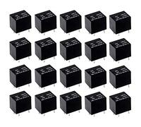 20PCS Mini Relay 12V 20A, JQC-T78-DC12V-A DC 12V Coil SPST 5 Pin PCB Electromagnetic Power Relay Electronic Component