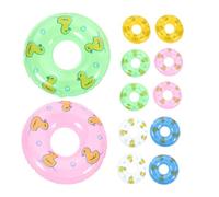 20pcs Mini Swimming Rings for House Decor Tiny Swim Ring Props for DIY Projects Miniature Photo Props for Parties and Day