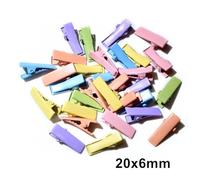 20pcs Mix Crocodile Hairpin Hair Clips Blank Setting For DIY Headwear Jewelry Making Supplies Accessories(20x6mm)