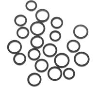 20PCS Mixed Idle Tire Wheel Belt Idler Rubber for Cassette Deck Recorder Tape Stereo Player - 9-13mm Hole, 3.5mm Thick Pulley for Tape Deck