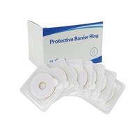 20pcs Moldable Ostomy Barrier Rings, 2 Inch Diameter 4mm Thickness Skin Barrier Ring, Medical Hydrocolloid Colostomy Supplies for Ileostomy and Urostomy Bags