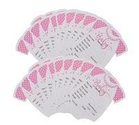 20Pcs mom and dad Monthly Card Props Business Card a Month Greeting Card Commemorative Card Card Party Supplies Mother Baby Advice Card Reveal The Bath Products