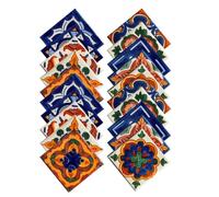 20pcs Morocco Style Tile Stickers Peel and Stick PVC Wall Decals