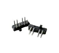 20PCS MSK-23D19 Horizontal Type Edge 8-Pin 2P3T Toggle Switch 13 * 3.5mm DC12V 0.1A 3-Position Dual Row Slide Power Switch(K097b040-G3)