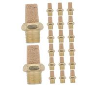 20pcs Muffler Silencer Chambered Pneumatic Npt 1/8 Brass Threaded