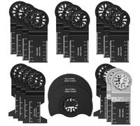 20pcs Multitool Blade Kits Cutting Oscillating Tool Accessories Universal Multi Tools Blade Quick Release Tool Kits,Oscillating Saw Blades Set,for Wood