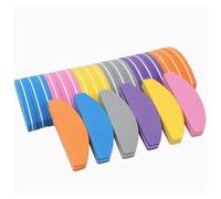 20PCS Nail Buffer Blocks, Buffing Block, Buffer Nail File, Includes 10 Finger Separators, for Acrylic and Gel Nails; Shaping, Smoothing and Buffing; for Home or Salon Use (Grey 8.5x2.8cm).