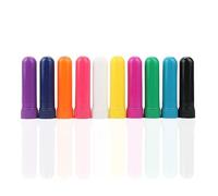 20Pcs Nasal Inhaler Tubes DIY Essential Oil Accessories Blank Plastic Refillable Nasal Inhaler Tubes with 20Pcs Cotton Wicks