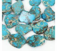 20pcs Natural Lucky Red Sea Sediment Jasper Smooth Free Form Gemstone Nugget Loose Stone Beads ~ 15-45mm GX10