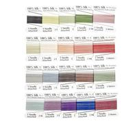 20pcs% Natural Silk Cord Rope Beaded Thread for Jewelry Making Chinese Knotting Beading String Bead Stringing Supplies