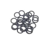 20pcs NBR O Ring Gasket CS 1.2mm OD 5mm ~ 48 Mm Car Faucet Nitrile Rubber Round Type Corrosion Oil Resistant Seal Washer Black(OD 8mm CS 1.2mm)