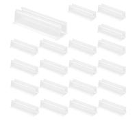 20pcs Neon Rope Light Mounting Clips for Govee, Adhesive & Waterproof Rope Light LED Strip Mounting Brackets Holders Install Fixing Clips Accessories for Wood Glass Marble Tile