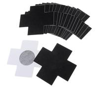 20PCS Nipple Pasties Stickers Satin Breast Covers Pads Patches Waterpoof | 10 Pairs Breast Petals Tit Nipple Patches Disposable Self adhesive X Cross Shape Ultra Thin Sticky Bras for Raves Party Wear