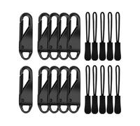 20Pcs Non-Slip Zipper Tag, Zip Pendants, Zip Replacement Zip Pendants for Threading, Zip Extension, for Backpack, Sportswear