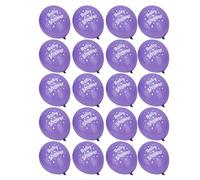 20pcs Number 40 Latex Balloons 12Inch for 40th Birthday Anniversary Party Decorations in Black and Gold Colors (Rosa)