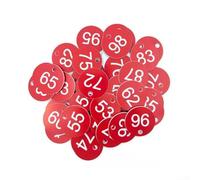 20pcs Number Card Key Identifiers Craft Stickers and Beehive Labels for Marking Keys and Beehives with Plastic for Long Term Use