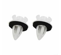 20Pcs Nylon Door Panel Clips with Seal For Ring for E34 E36 E38 E39 E46 M5 Z3, 14.2mm Head Diameter, 15.2mm Stem Length, Fits 7.5-8mm Hole