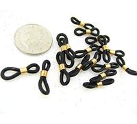 20pcs of Eye Glasses Spectacle Chain Strap Holders Rubber Loop Ends Approx 22mm
