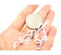 20pcs of White Eye Glasses Spectacle Chain Strap Holders Rubber Loop Ends Approx 22mm