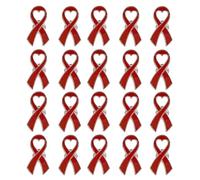 20pcs Official Ribbon Brooches Pin Breast Cancers Awareness Lapel Health Care Public Welfare Badges Women Jewelry