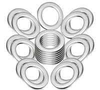 20pcs Oil Drain Plug Crush Washer - 14mm Replacement for Mazda - OEM 9956-41-400 Fits 2 3 5 6 CX-3 CX-30 CX-5 CX-7 CX-9 MPV MX-5 MX-6 RX-7 RX-8 1985-2022