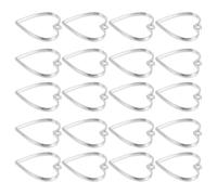 20pcs Open Back Bezel Pendants Charms Alloy Hollow Frame Pendants Blank Craft Bezels Jewelry Molds for Resin Jewelry Making/DIY Earrings Necklace, Alloy Hollow Frame