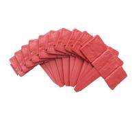 20pcs Orange PP Stone-Look Garden Fence Panels, Foldable Lawn Border | Curved or Straight Edging, Mallet Installation, Separates Grass from Beds beside Gravel Paths, Soil and Shrubs
