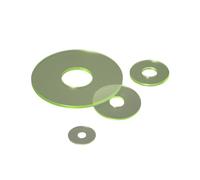 20pcs Outer Diameter 20mm Waterproof Elastic Polyurethane Shock-absorbing Gaskets, Inner Diameter 10mm Annular Buffer Spacer, Thickness 4mm, 20x10x4mm